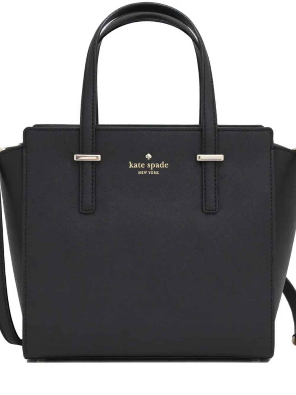 kate spade cedar street small Hayden bag in black saffiano leather NEW